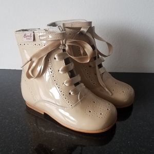 Bambi European Patent Leather Booties